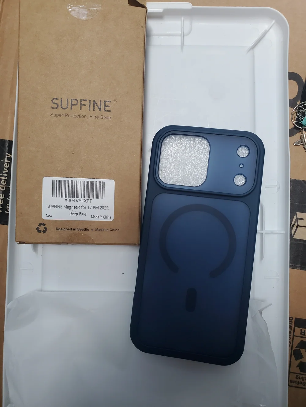 Deep Blue Magnetic Iphone Case